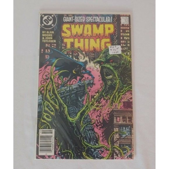 DC Comics Swamp Thing Issue #53 1986 Stephen Bissette Cover Art, Alan Moore - Picture 1 of 10
